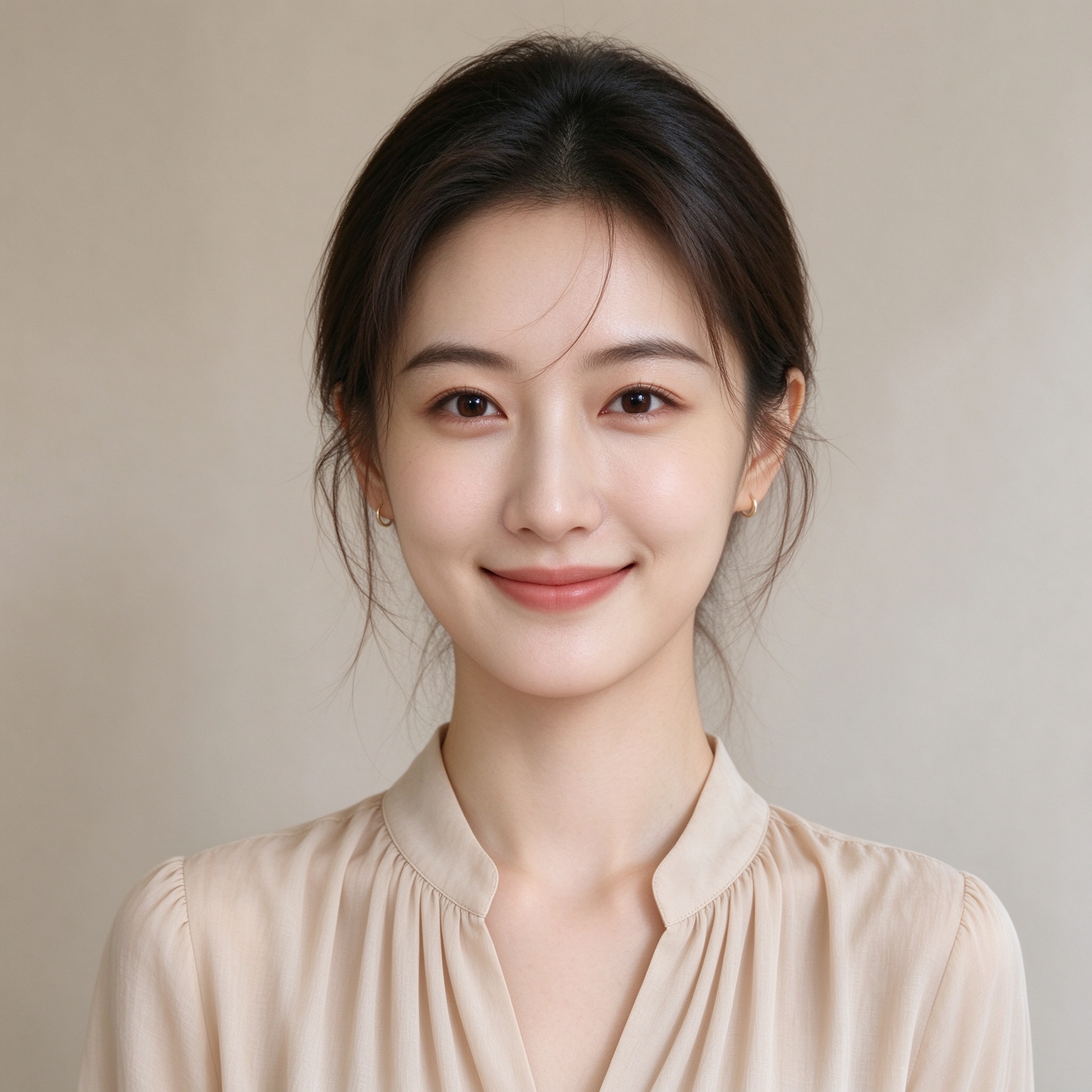 伊人主播温河的杂志肖像
